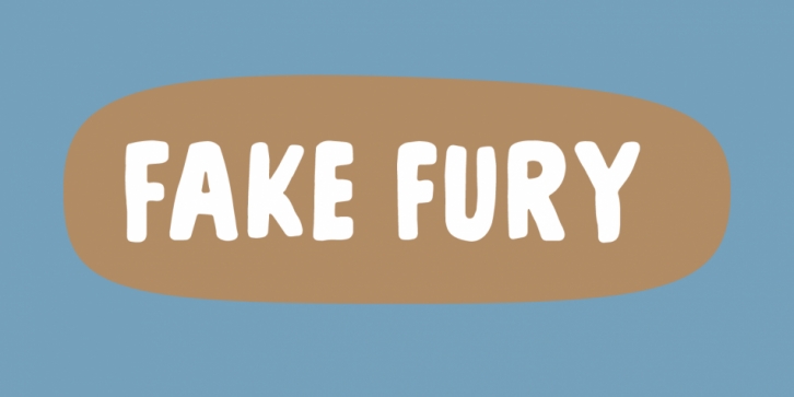 Fake Fury font preview