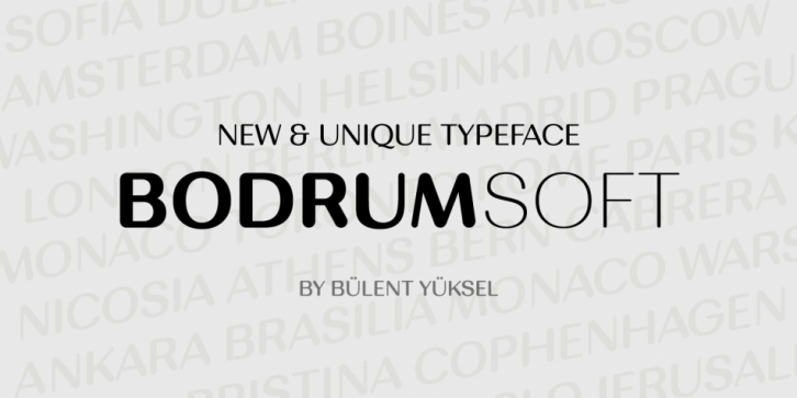 Bodrum Soft font preview