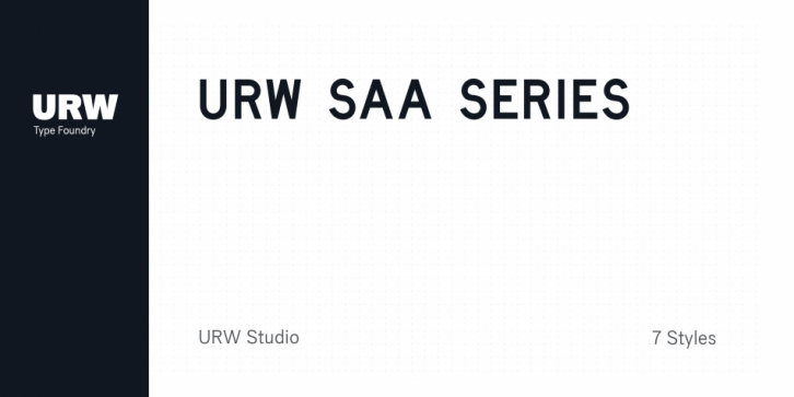 URW SAA Series font preview