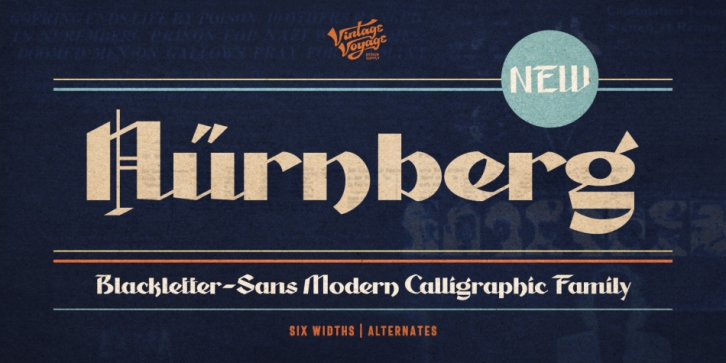 Nurnberg font preview