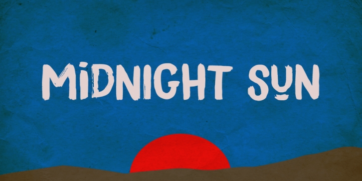 Midnight Sun font preview