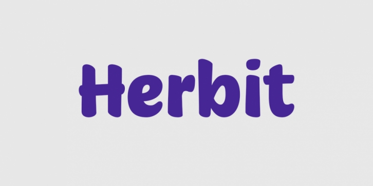 Herbit font preview