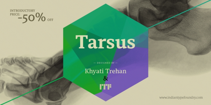 Tarsus font preview
