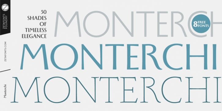 Monterchi font preview