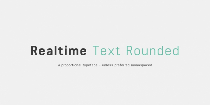Realtime Text Rounded font preview