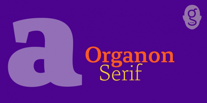 Organon Serif font preview