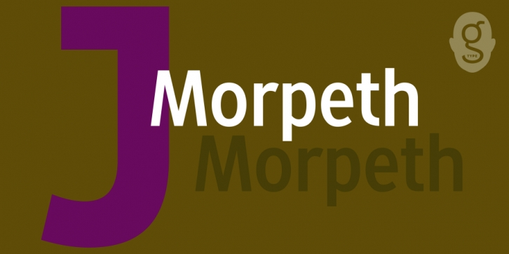 Morpeth font preview
