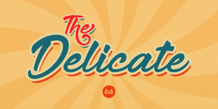 The Delicate font preview