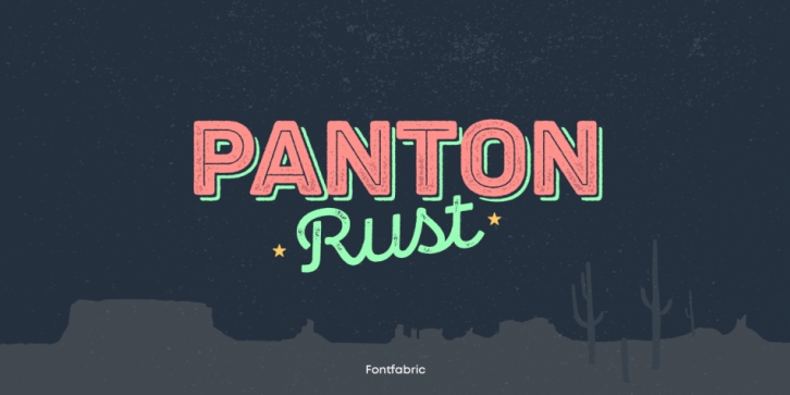 Panton Rust font preview