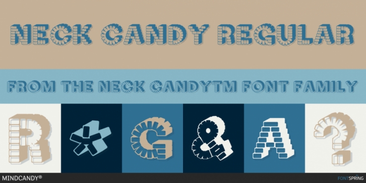 Neck Candy font preview