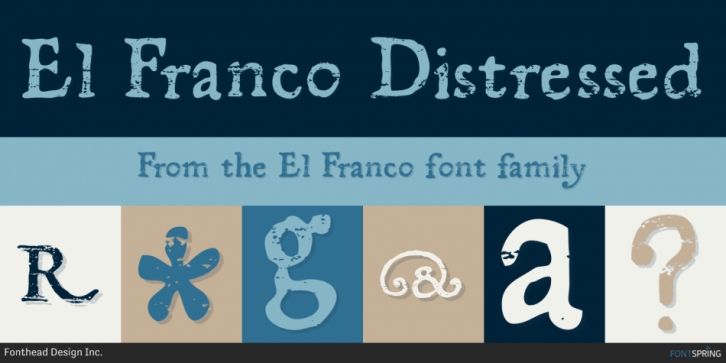El Franco font preview