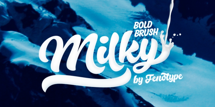 Milky font preview