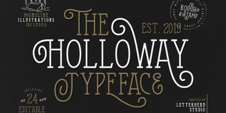 The Holloway Typeface font preview