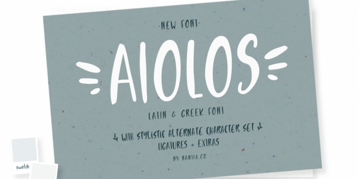 Aiolos font preview