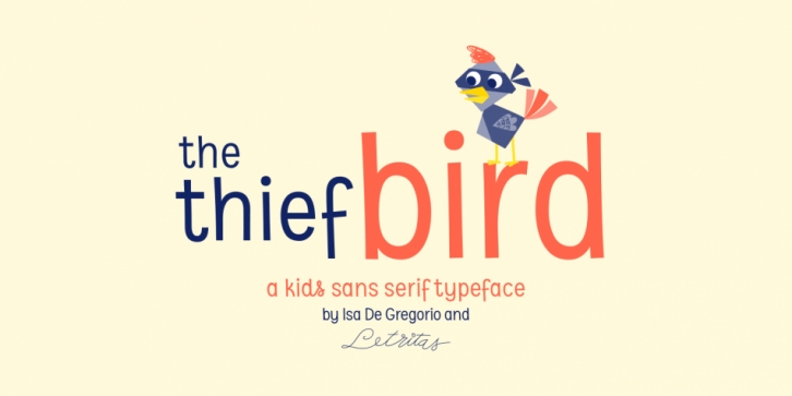 The Thief Bird font preview