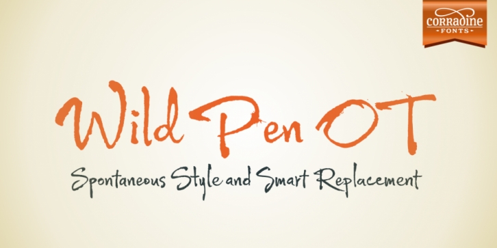 Wild Pen OT font preview