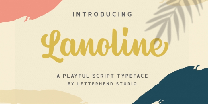 Lanoline font preview