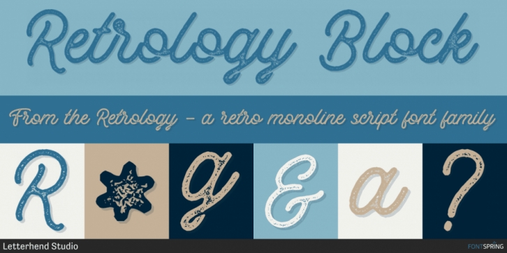 Retrology font preview