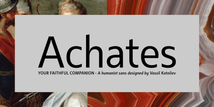 Achates font preview