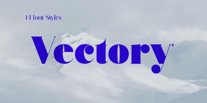 Vectory font preview