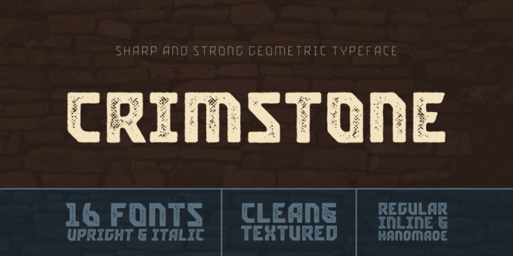 Crimstone font preview