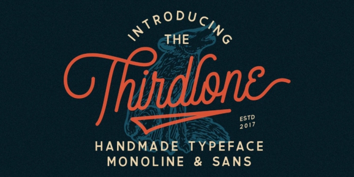 Thirdlone font preview