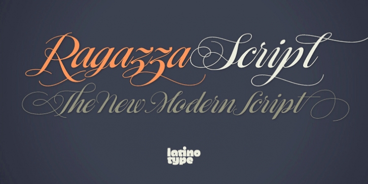 Ragazza Script font preview