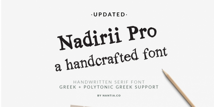 Nadirii font preview