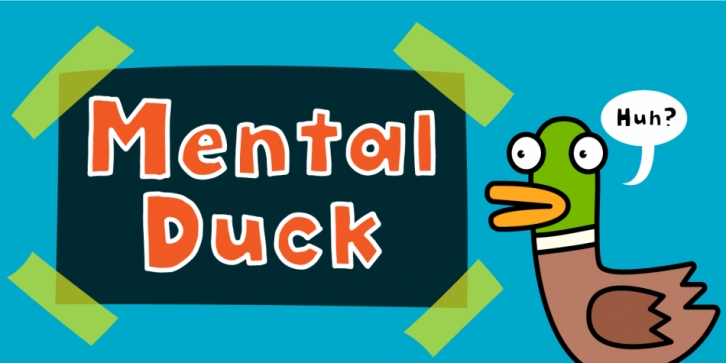 Mental Duck font preview