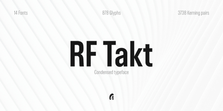 RF Takt font preview