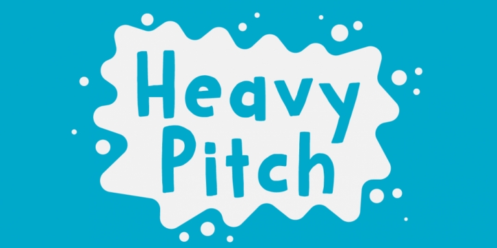 Heavy Pitch font preview