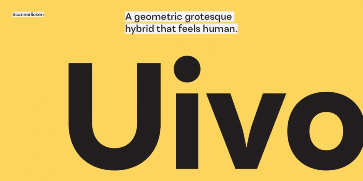 Uivo font preview