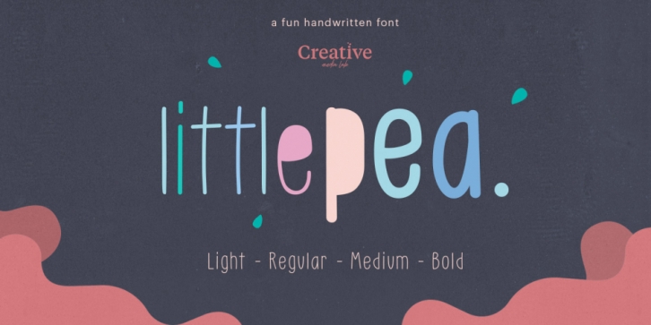 Little Pea font preview