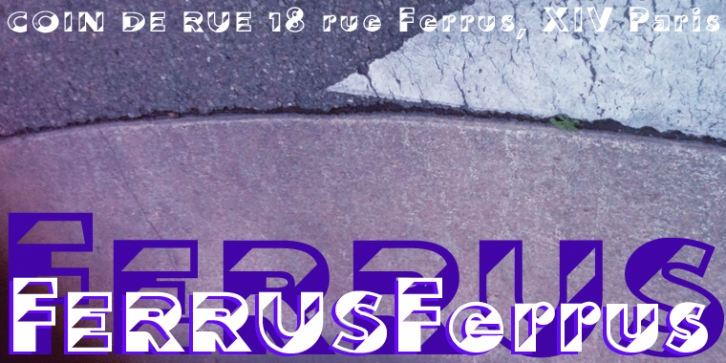 Ferrus Classic font preview