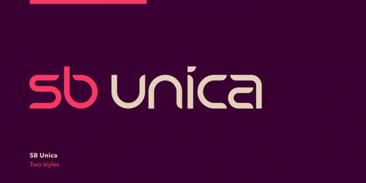 SB Unica font preview