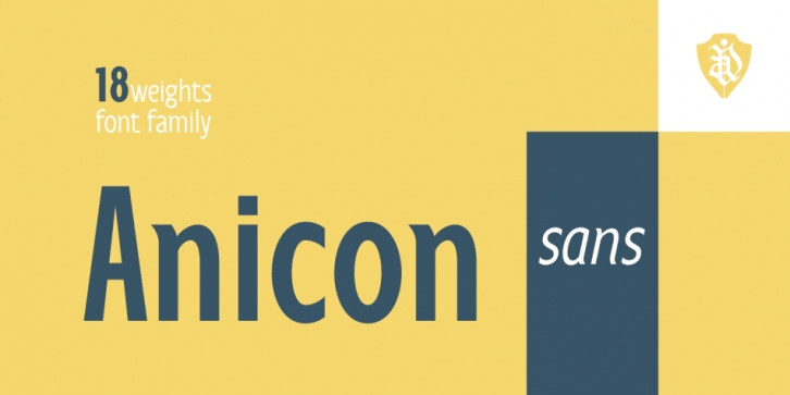 Anicon Sans font preview
