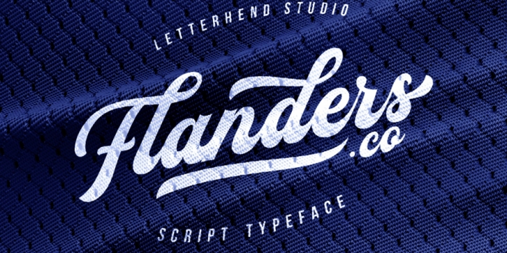 Flanders Script font preview