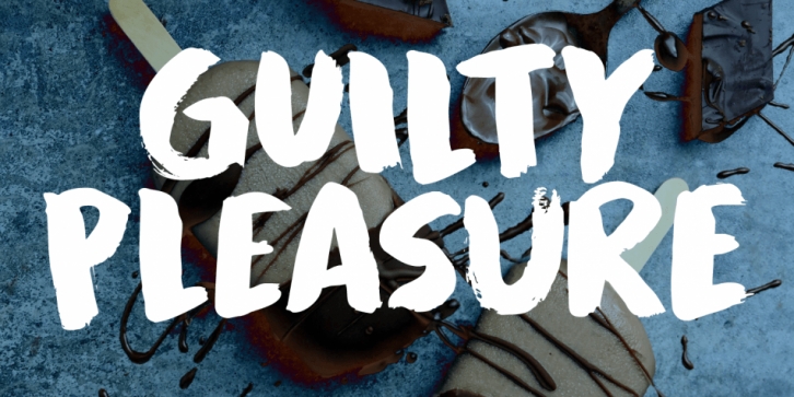 Guilty Pleasure font preview