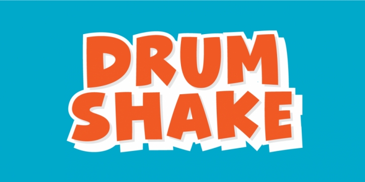 Drum Shake font preview