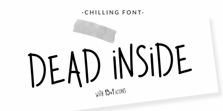Dead Inside font preview
