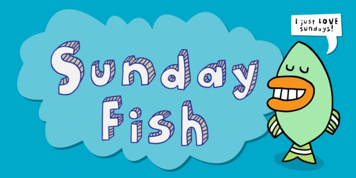 Sunday Fish font preview