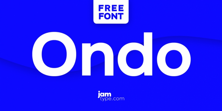 Ondo font preview