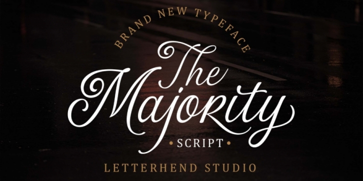The Majority font preview