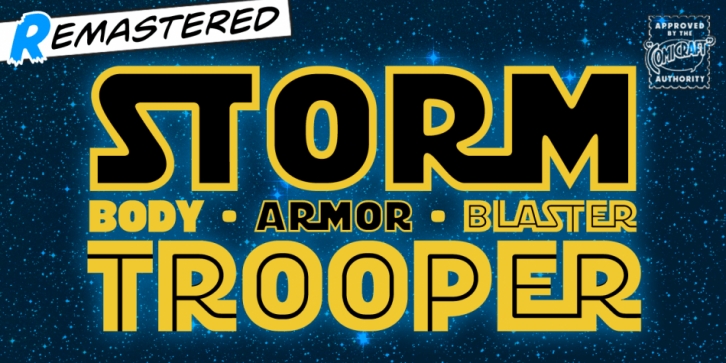 Stormtrooper font preview