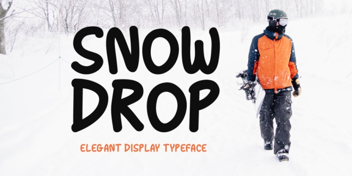 Snow Drop font preview