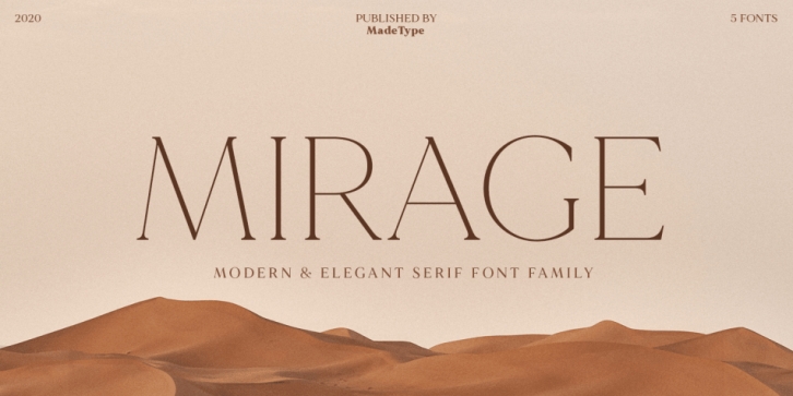 MADE Mirage font preview