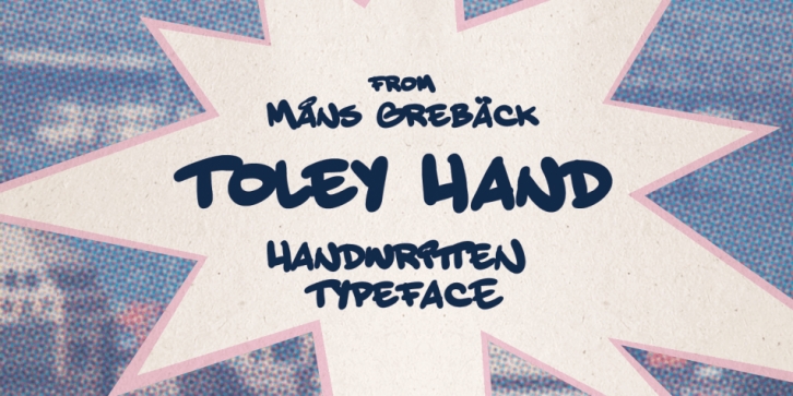 Toley Hand font preview