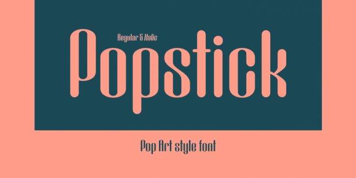 Popstick font preview