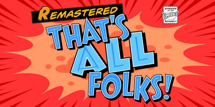That's All Folks font preview