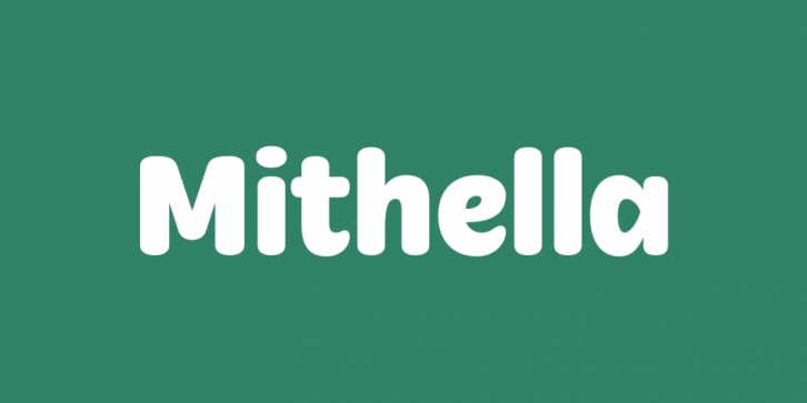 Mithella font preview